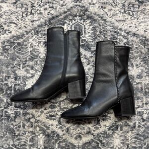 Aquatalia Black Heeled Boots